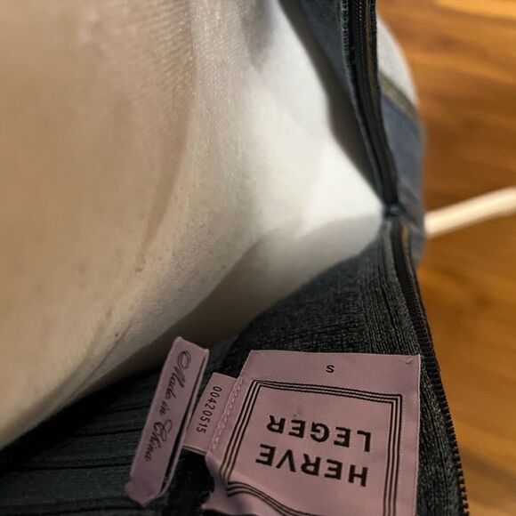 Authentic Herve Leger denim bandage dress size small ￼ - Picture 7 of 9